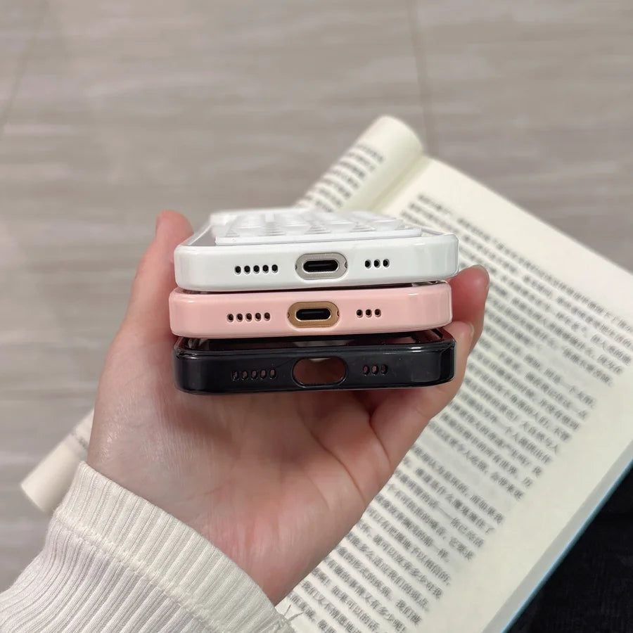 3D Suction Cup Phone Case For iPhone