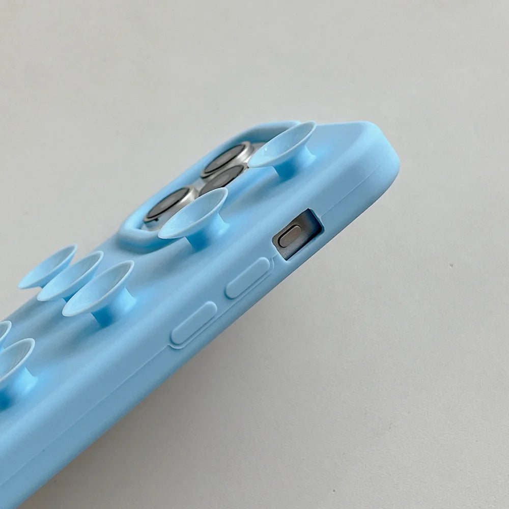 Suction Cup Soft Phone Case For iPhone V2